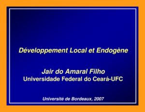 thumbnail of Développement-Local-et-Endogène_Jair-do-Amaral-Filho_2007